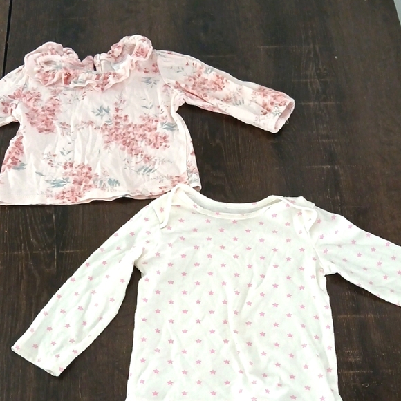 healthtex Other - Floral and Star Print Kids Tops (2) 12 Months